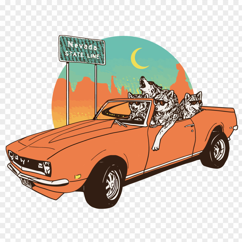 Vector Drove The Wolf T-shirt Designer Redbubble Illustration PNG