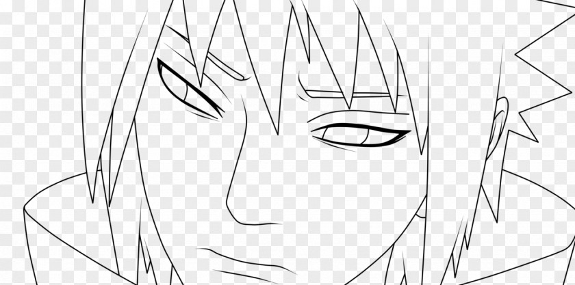 Drawing Sasuke Uchiha Line Art Naruto Uzumaki Kushina Qualidea Code PNG