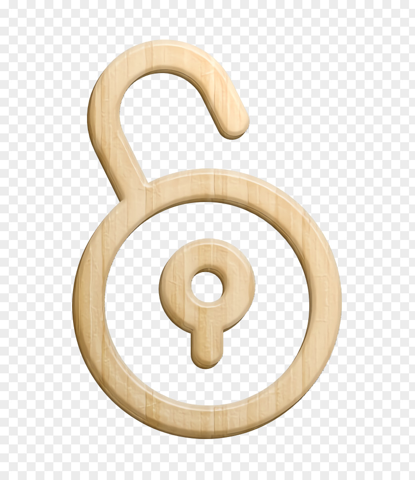 Metal Brass Lock Icon PNG