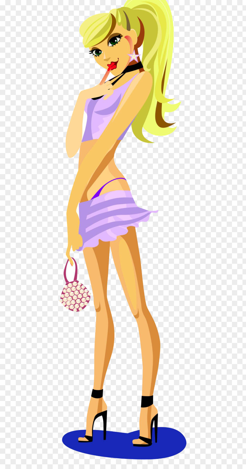 Model Cartoon Fashion Clip Art PNG