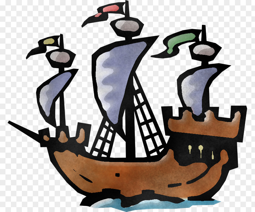 Viking Ships Cartoon Longship Sailboat Boat PNG