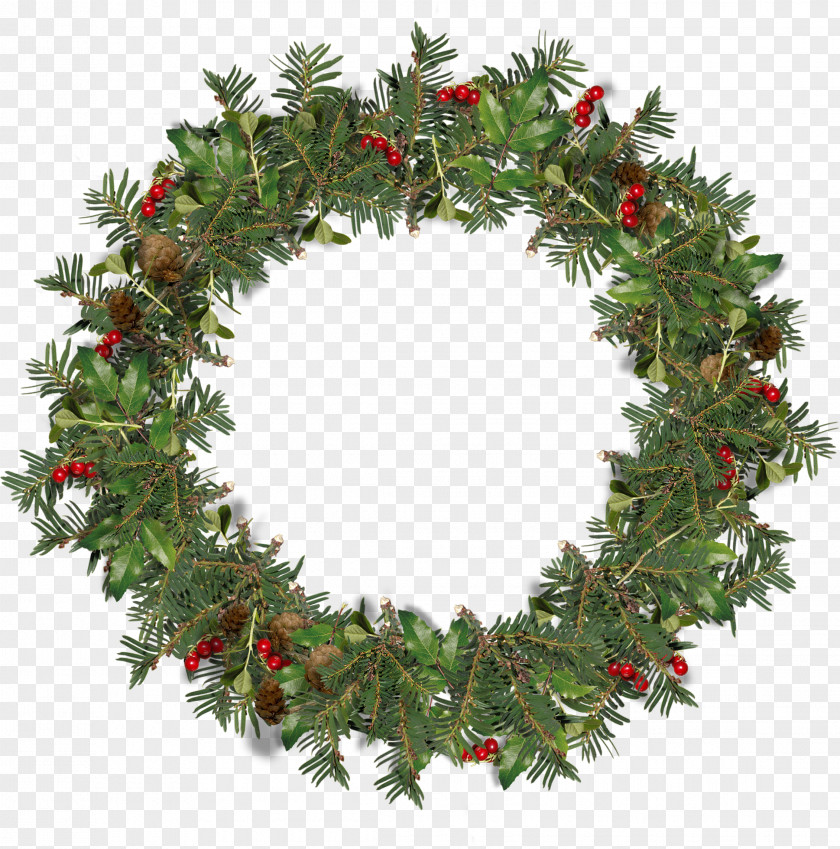 Garland Frame Wreath Ded Moroz Christmas Stock Photography PNG