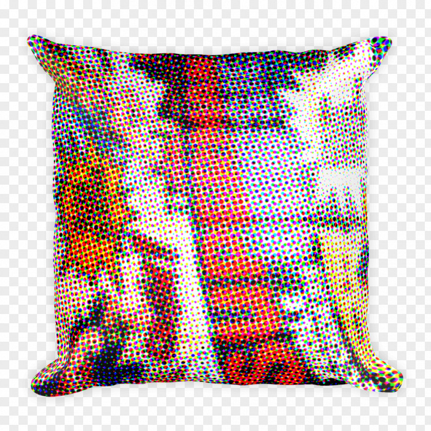 Halftone Throw Pillows Cushion Textile Line Point PNG