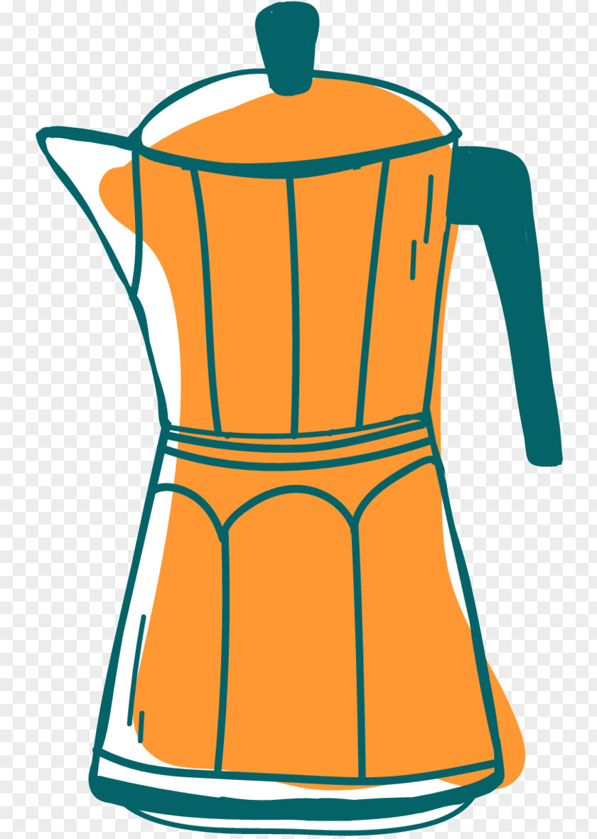 Moka Pot Coffeemaker Cafe Clip Art PNG