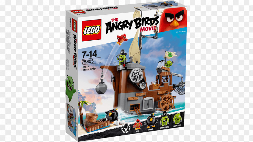 Toy LEGO 75825 The Angry Birds Movie Piggy Pirate Ship Lego Star Wars Toys 