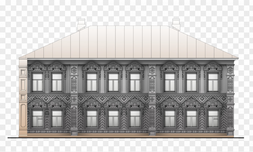 Building Perm Facade Classical Architecture PNG