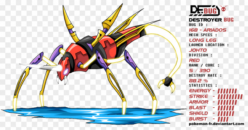 Pokemon Ariados Pokémon Pokédex Venomoth Debug Menu PNG
