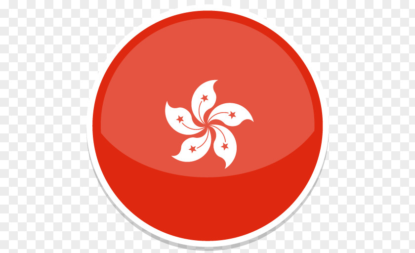 Hong Kong Flower Symbol Circle Font PNG
