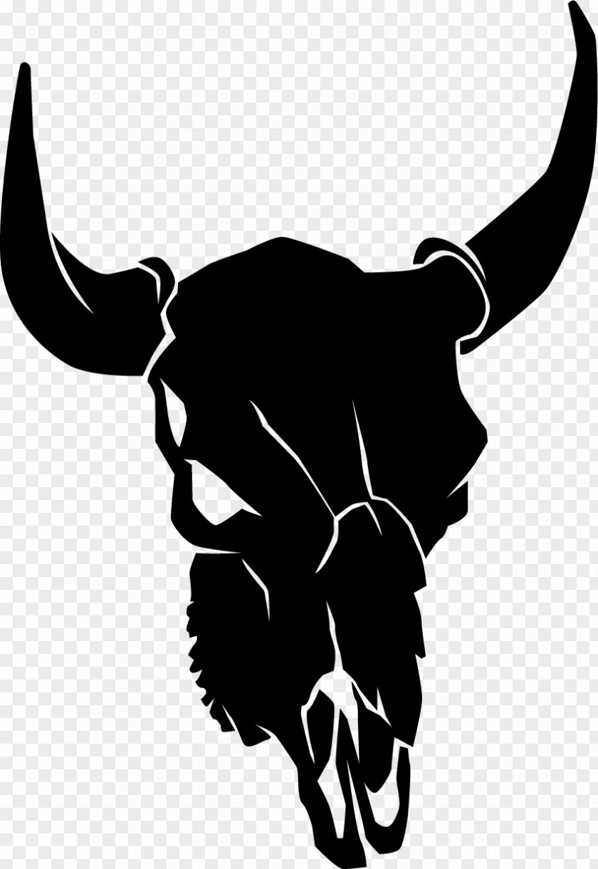 Silhouette Cattle Bone Clip Art PNG