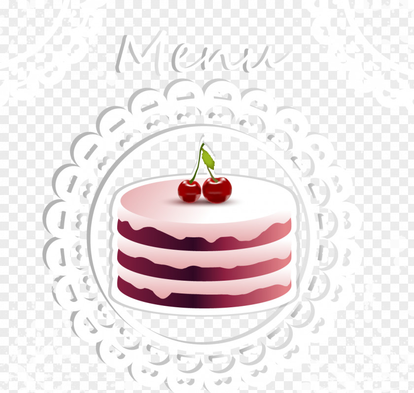 Vector Cake Torte Cream Pie Food PNG
