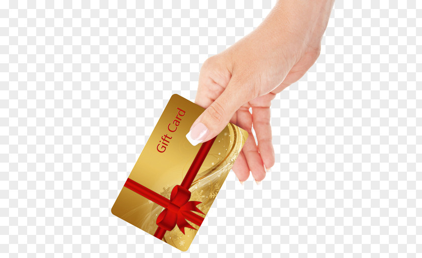 Design Finger Gift Card PNG