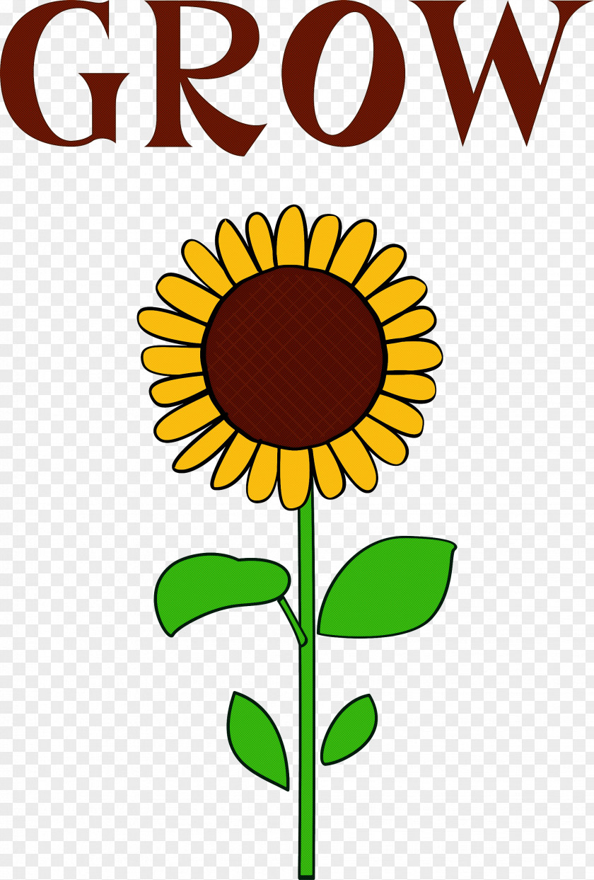 GROW Flower PNG