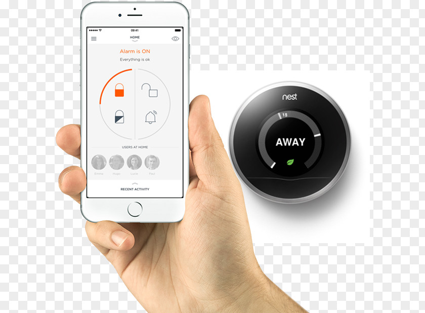 Nest Labs Learning Thermostat Smart System PNG