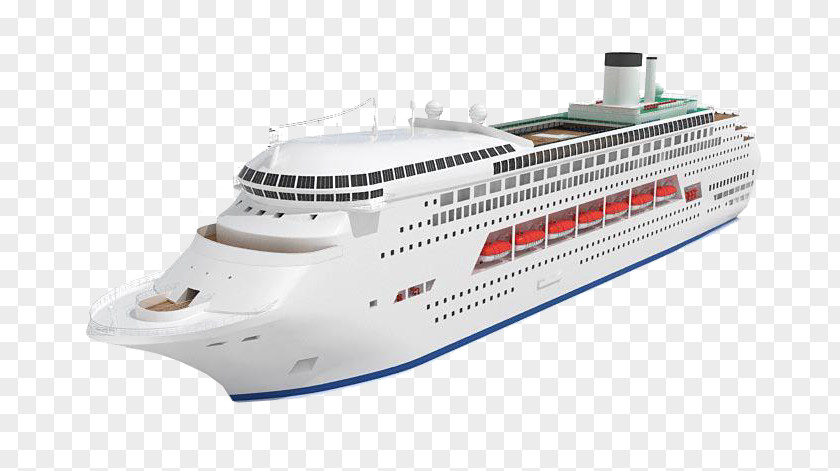 Red Giant Ship Cruise Model 3D Computer Graphics Modeling PNG