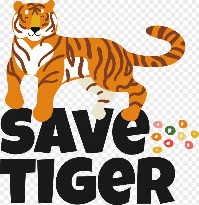 Tiger Lion Vector Drawing Cartoon PNG