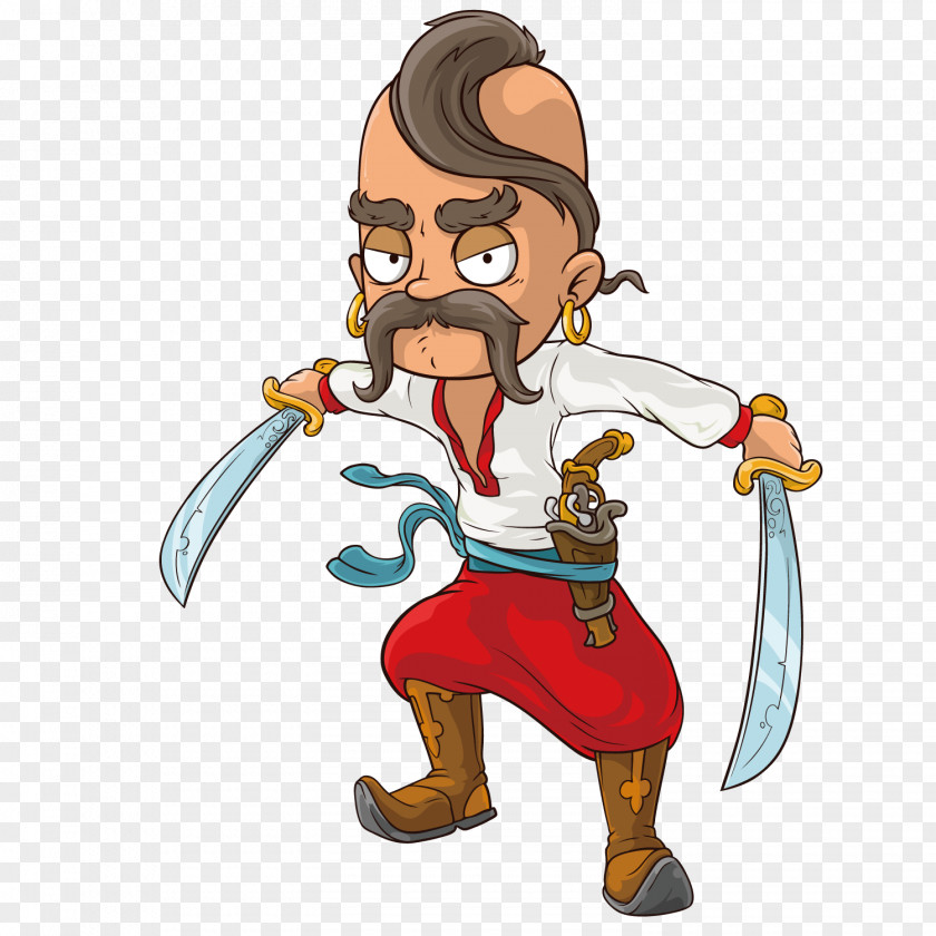 Warrior Uncle Cartoon Stock Illustration Cossack PNG