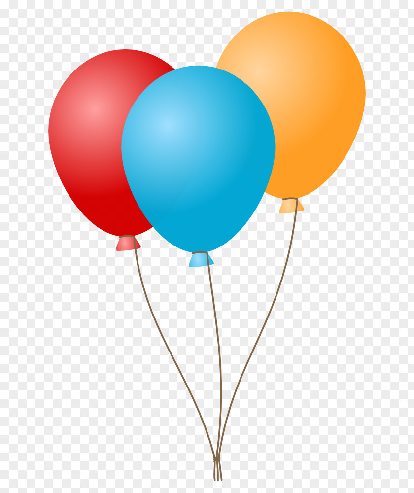 Balloon Border Birthday Clip Art PNG