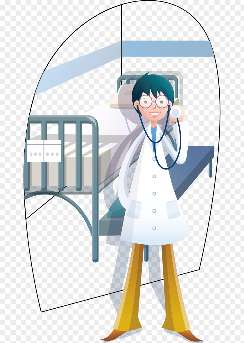 Doctor Stethoscope Physician Cartoon Illustration PNG