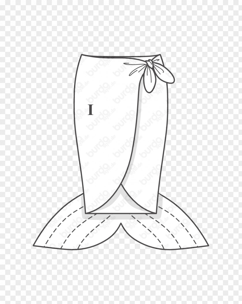 Dress Drawing Fashion Burda Style Paper PNG