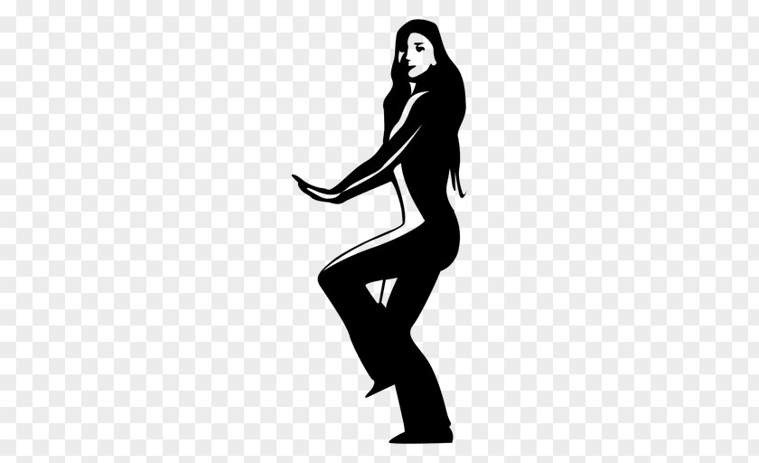 Aerobics Dance Art Silhouette PNG