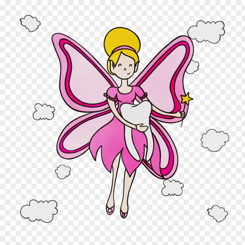 Butterflies Fairy Cartoon Party Birthday PNG