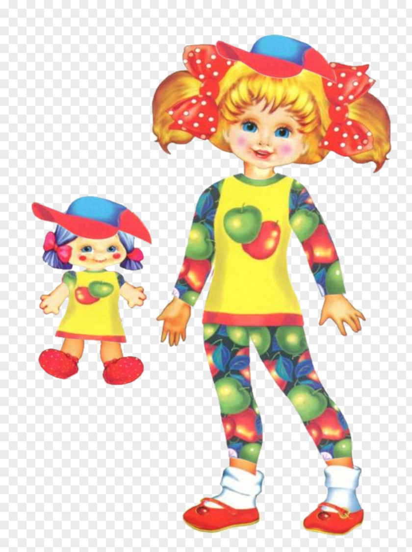 Doll Clown Mascot Costume Headgear PNG