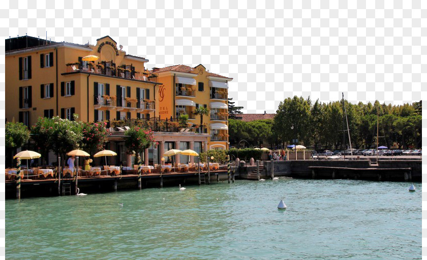 Italy Landscape Seven Lake Garda Tourist Attraction Resort Vacation PNG