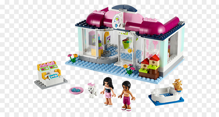 Lego Friends LEGO 41007 Heartlake Pet Salon Minifigure Amazon.com The Group PNG