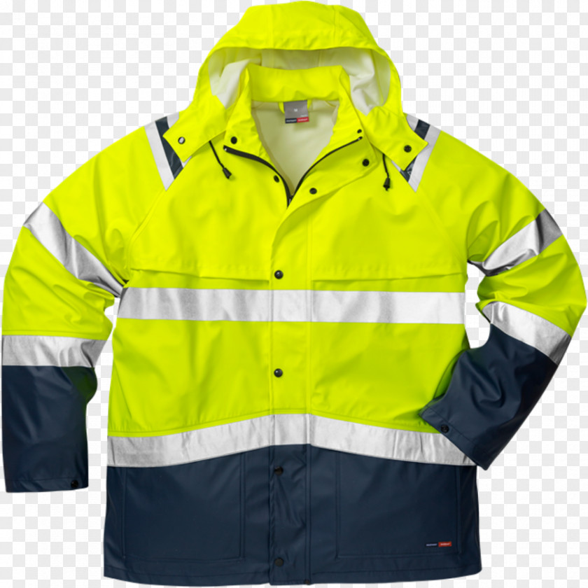 Rain Gear Jacket High-visibility Clothing Raincoat Workwear PNG