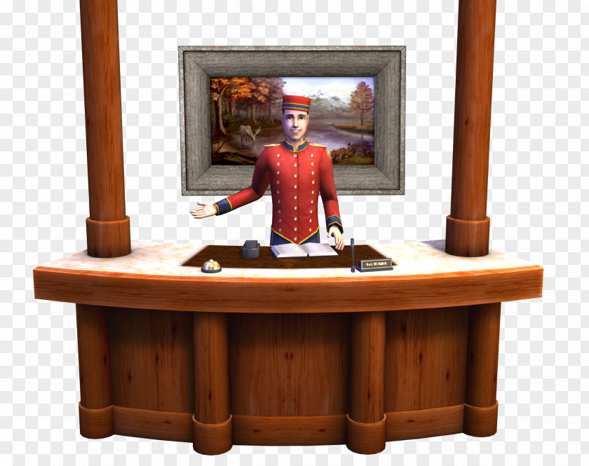 Bon Voyage The Sims 2: Open For Business Hotel 4 Video Game PNG