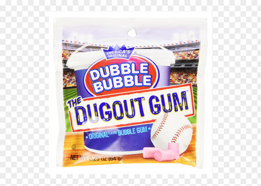 Chewing Gum Cotton Candy Flavor Bubble Dubble PNG