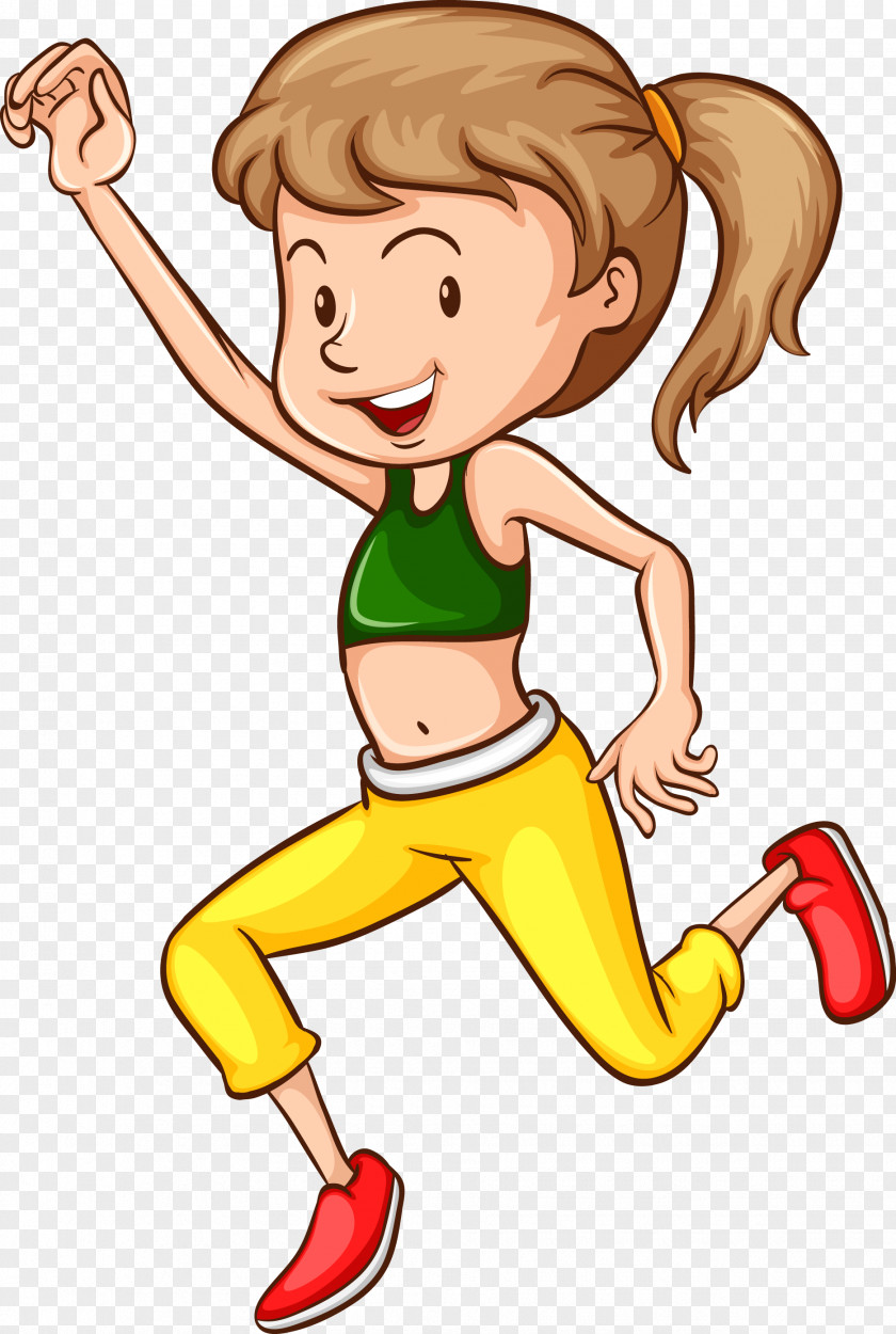 Foreign Student Movement Image Vector Drawing Physical Exercise Illustration PNG