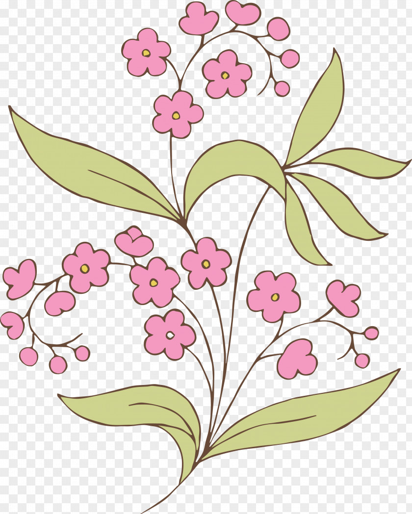 Free Stock Art Images Flower Drawing Clip PNG