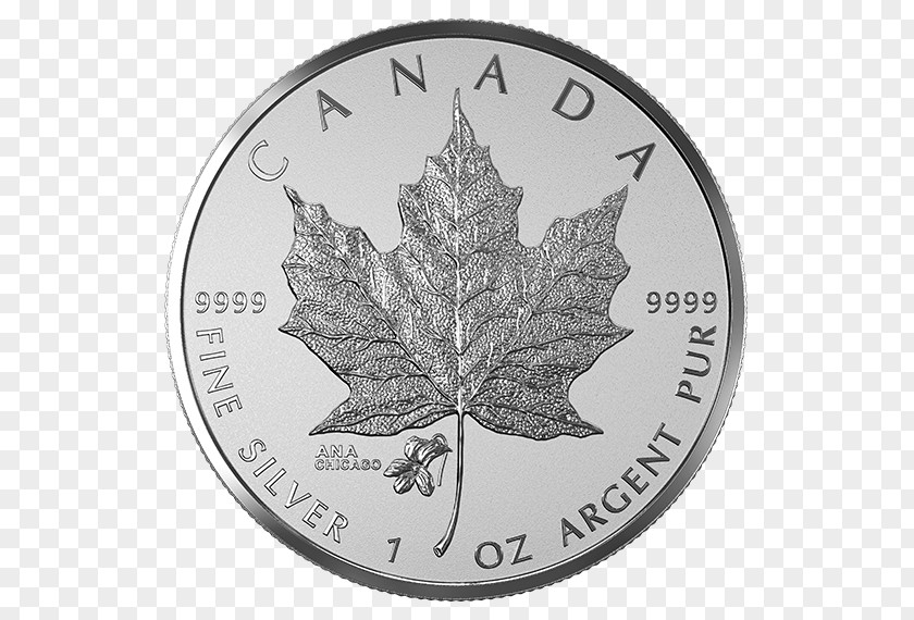 Silver Mark California Canada Canadian Gold Maple Leaf Coin PNG