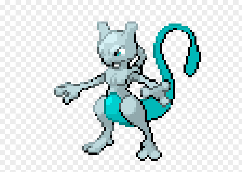 Sprite Pokémon Red And Blue X Y Mewtwo PNG