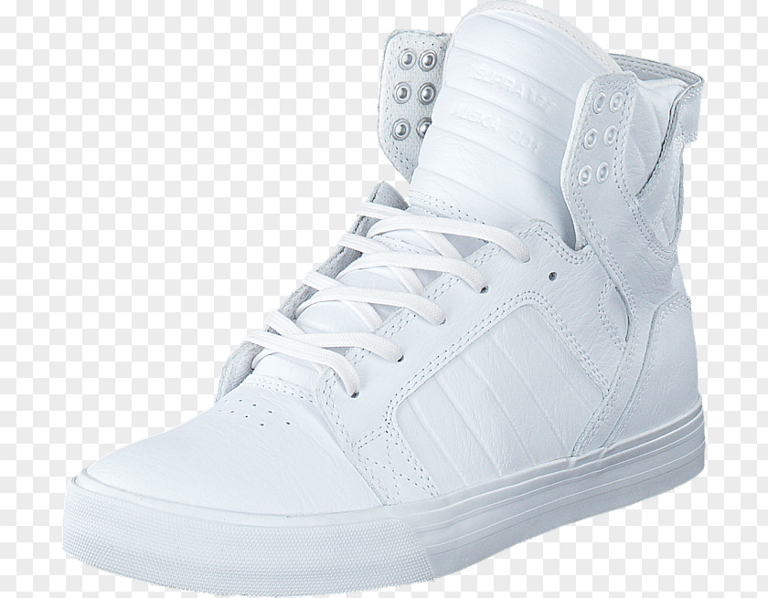Supra Sneakers Skate Shoe White PNG
