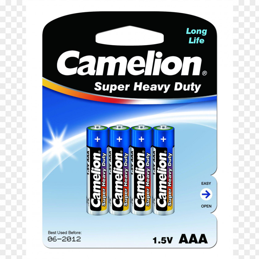 Camelion AAA Battery Electric Alkaline Nine-volt PNG