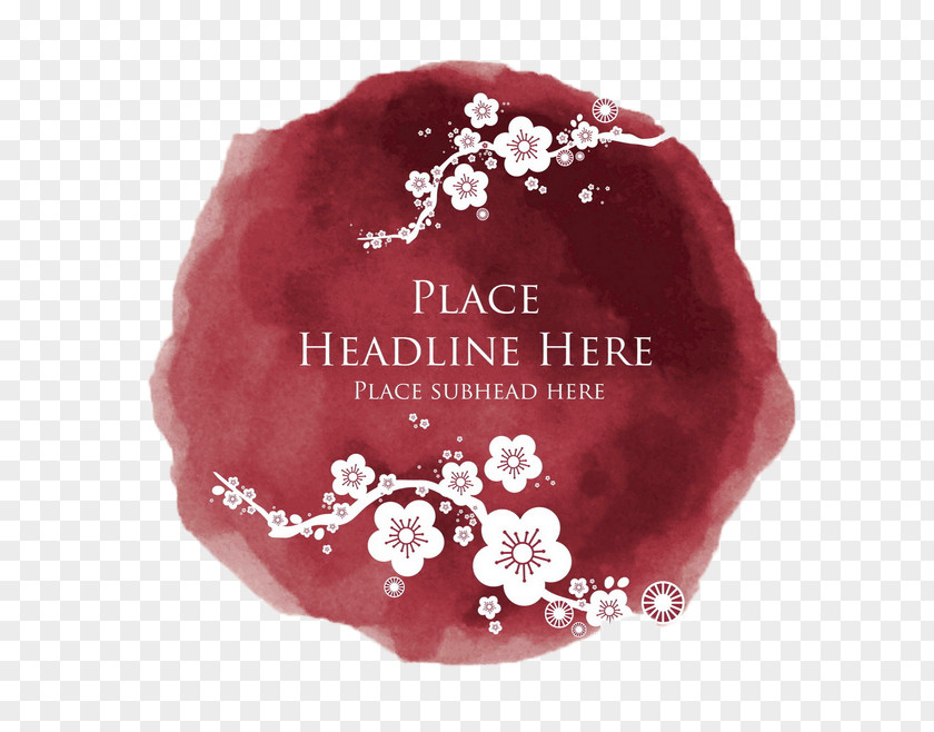 Chinese New Year Decorative Pattern Plum Blossom Flower Royalty-free Clip Art PNG