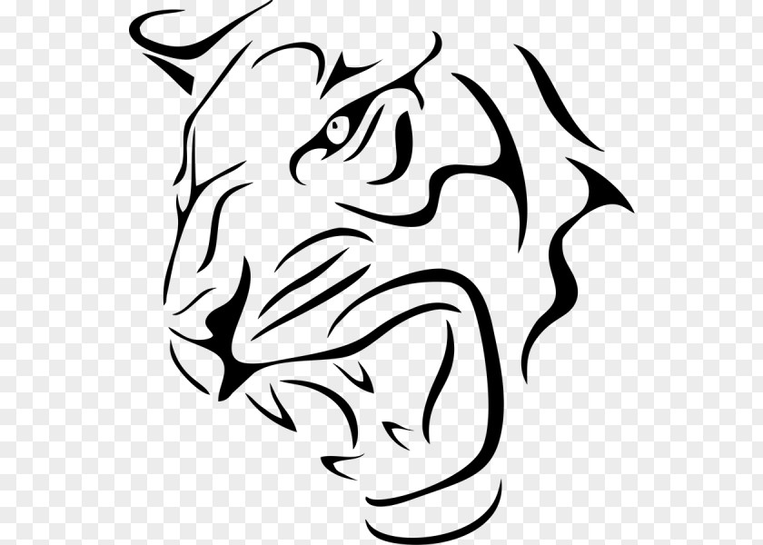 Funny Car Tiger Lion Decal Sticker PNG