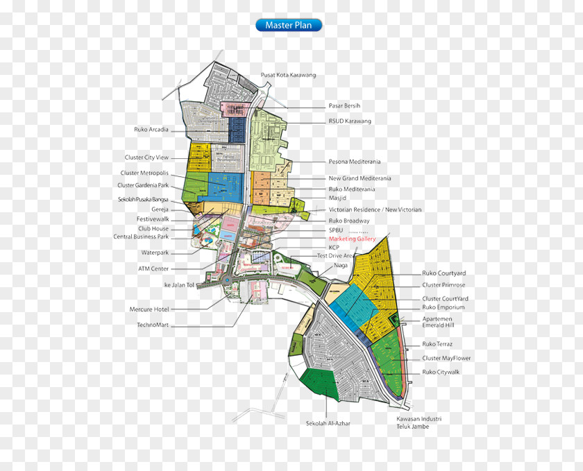 Map Urban Design Plan PNG