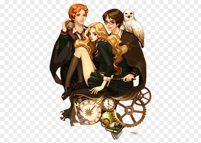 Rox Rouky Hermione Granger Ron Weasley Harry Potter And The Philosopher's Stone Luna Lovegood PNG
