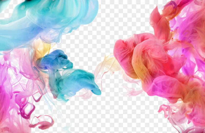 Water Blooming Color Ink PNG blooming color ink clipart PNG