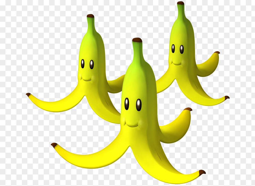 Banana Mario Kart Wii 7 8 Super Bros. PNG