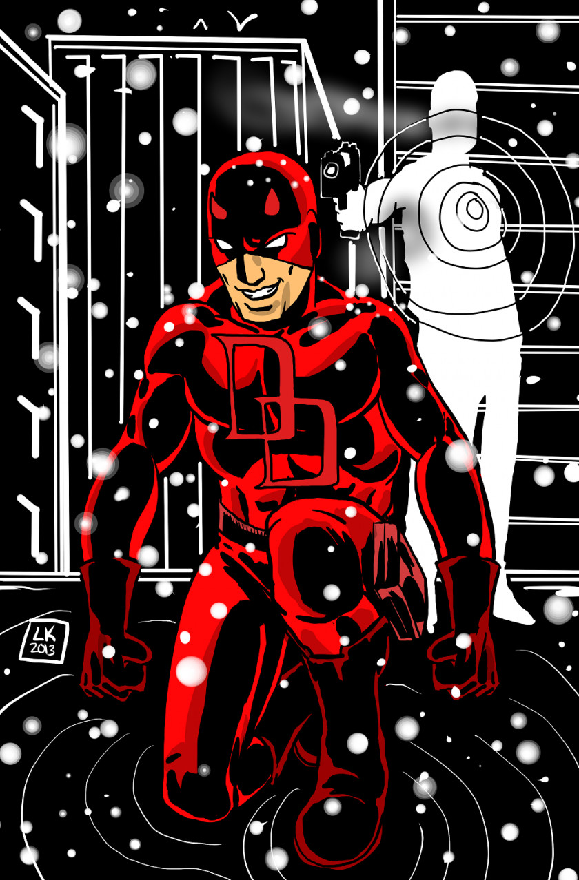 Daredevil Fan Art Graphic Design PNG