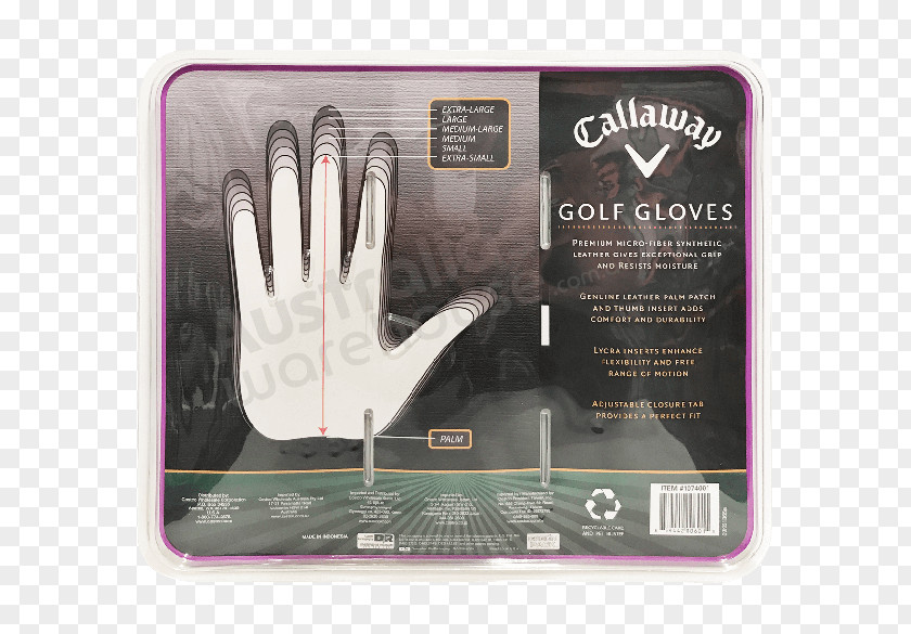 Wood Glove Callaway Golf Company PNG