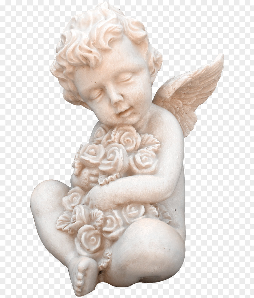 Cupid Figurine Stone Sculpture Statue Clip Art PNG