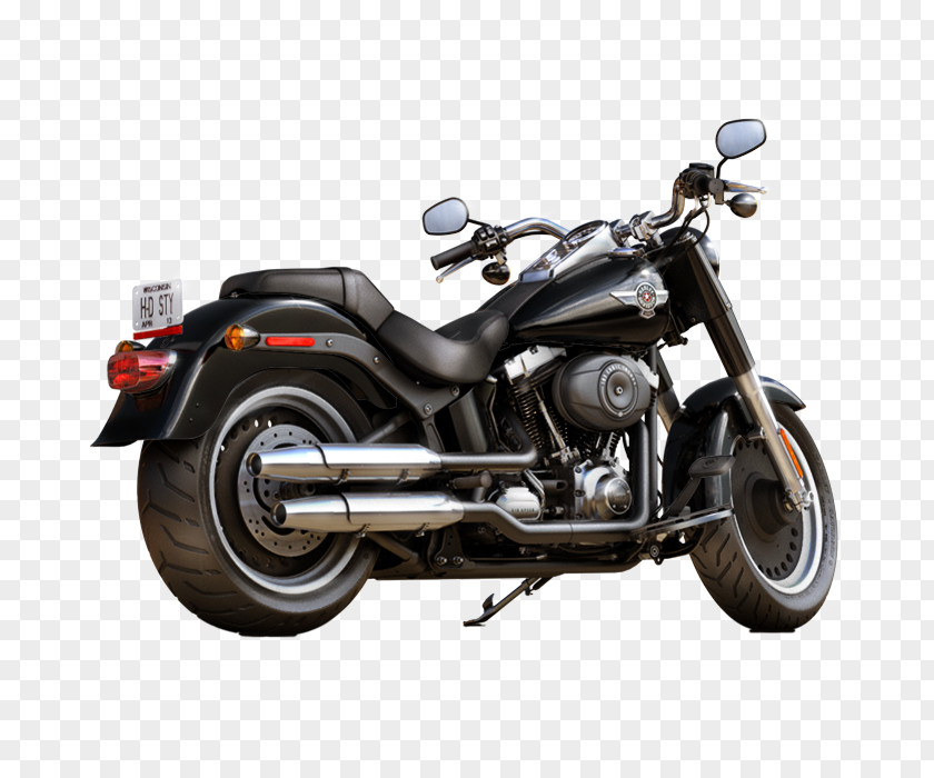 Motorcycle Harley-Davidson FLSTF Fat Boy Softail Sportster PNG