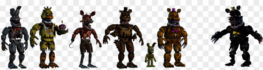 Nightmare Five Nights At Freddy's 4 2 Freddy's: Sister Location 3 Animatronics PNG