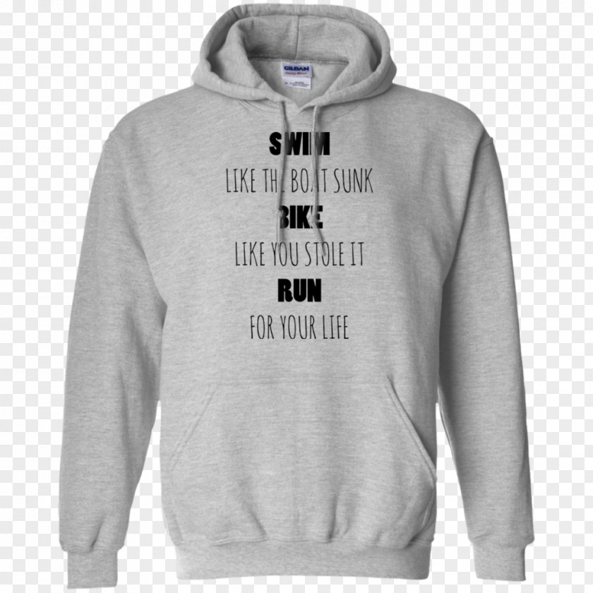 Swim Bike Run T-shirt Hoodie Eleven Sweater PNG