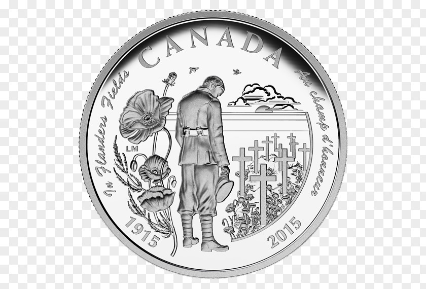 Coin In Flanders Fields 150th Anniversary Of Canada PNG
